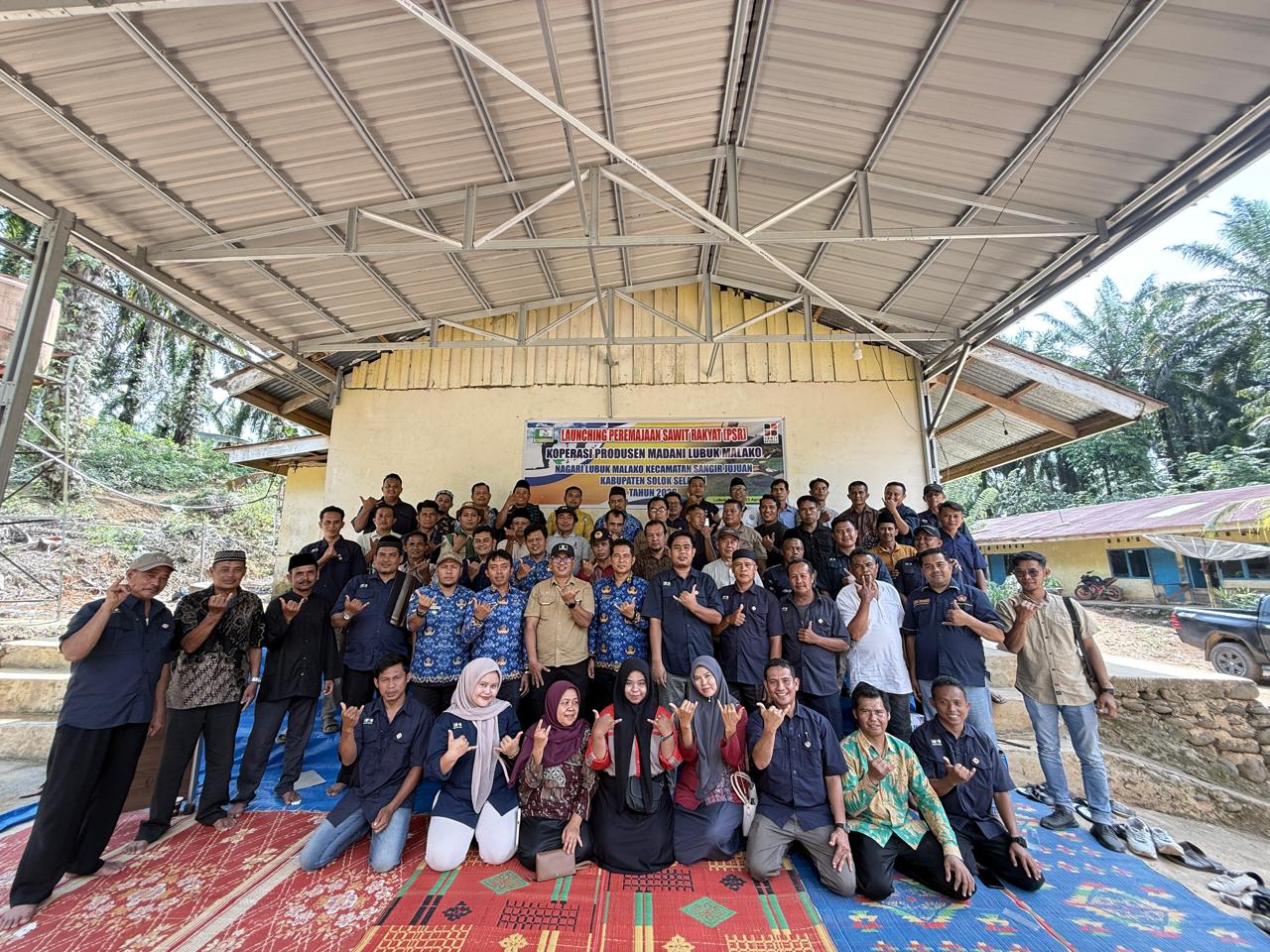 Launching Program Peremajaan Sawit (PSR) Koperasi Produsen Madani Lubuk Malako