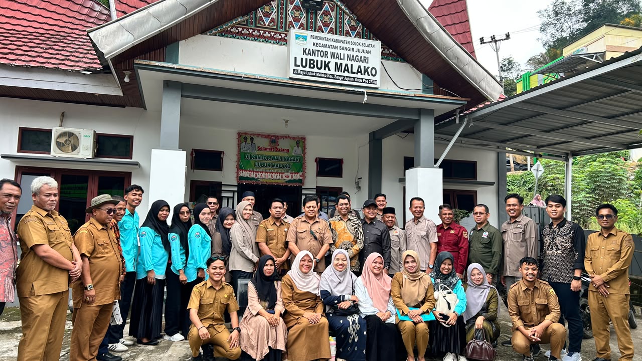 BUMNag Madani Lubuk Malako Terima Kunjungan Studi Komparatif DPMDPPKB Kabupaten Tanah Datar