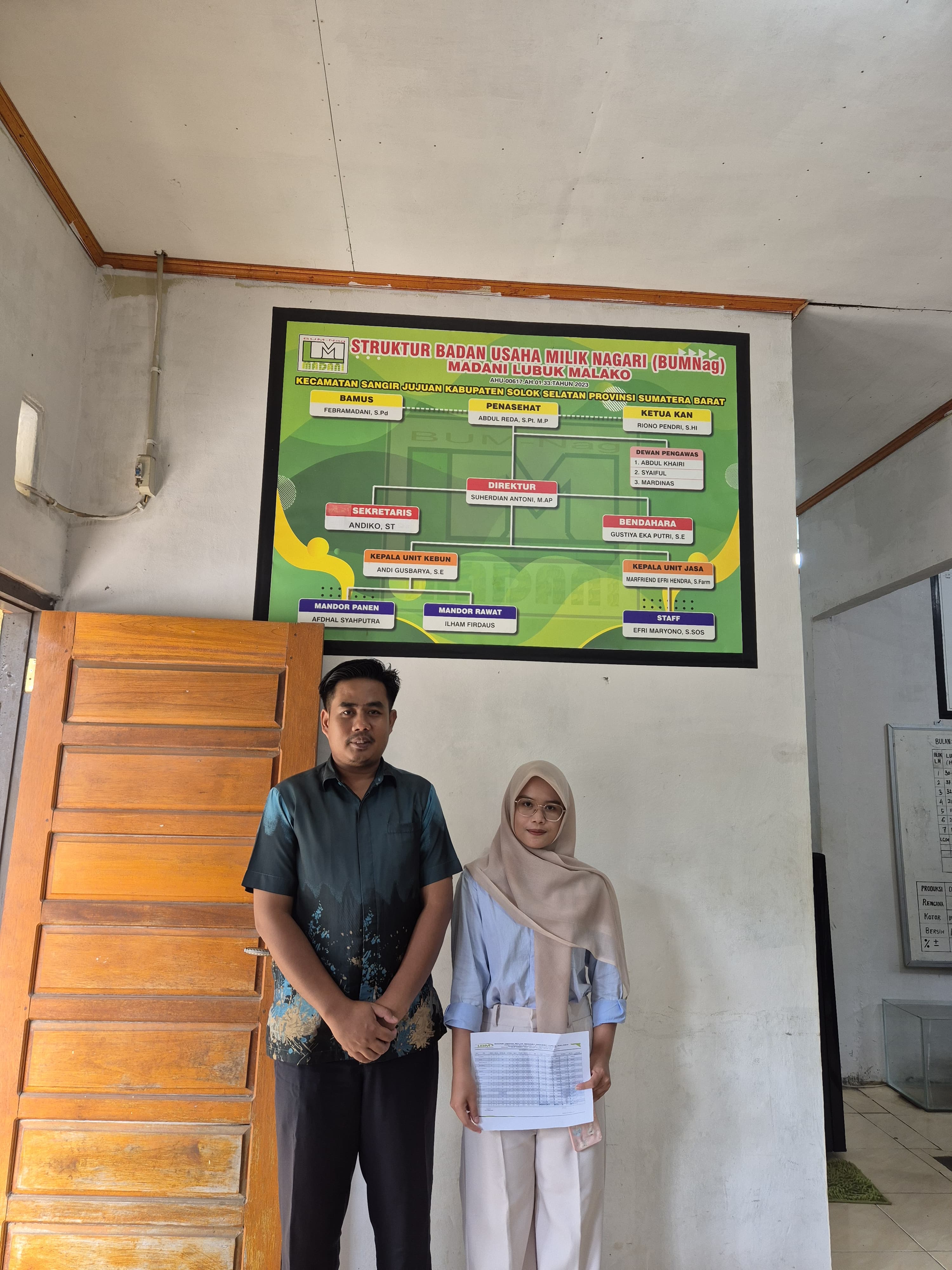 Mahasiswi PGRI Sumbar Teliti Pengelolaan Jagung BUMNag Madani, Siapkan Website Informasi