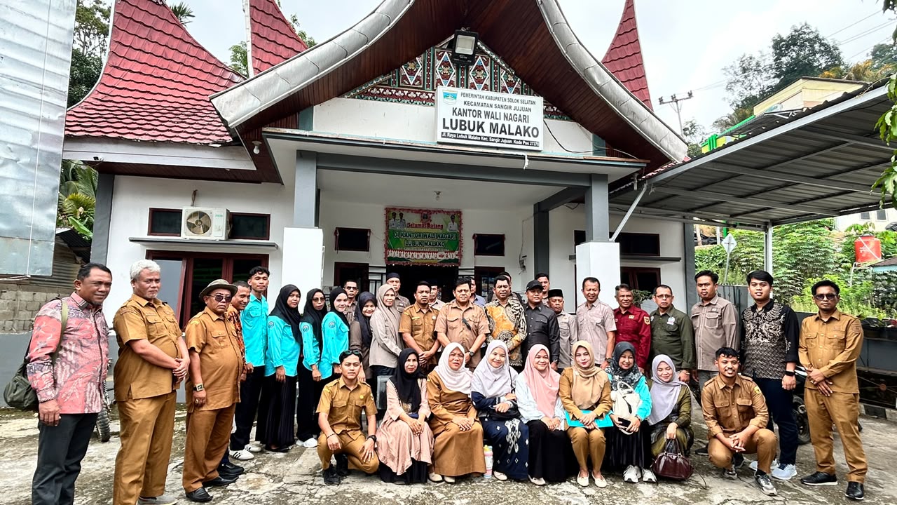 BUMNag Madani Lubuk Malako Terima Kunjungan Studi Komparatif DPMDPPKB Kabupaten Tanah Datar